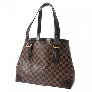 Louis Vuitton Brown Handbag Canvas Damier Hampstead